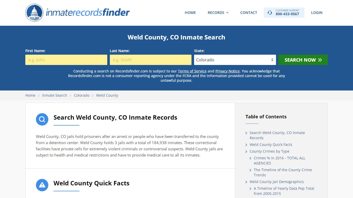 Weld County, CO Inmate Lookup & Jail Records Online